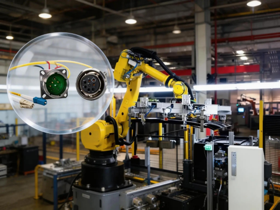 Ankeno J599 Series III Optoelectronic Hybrid Connector: Empowering Efficient and Stable Operation of Industrial Robots