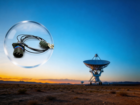 Ankeno J599E8 Series Expanded Beam Fiber Optic Connectors: The Benchmark for Connection Guarantee in Harsh Radar Environments