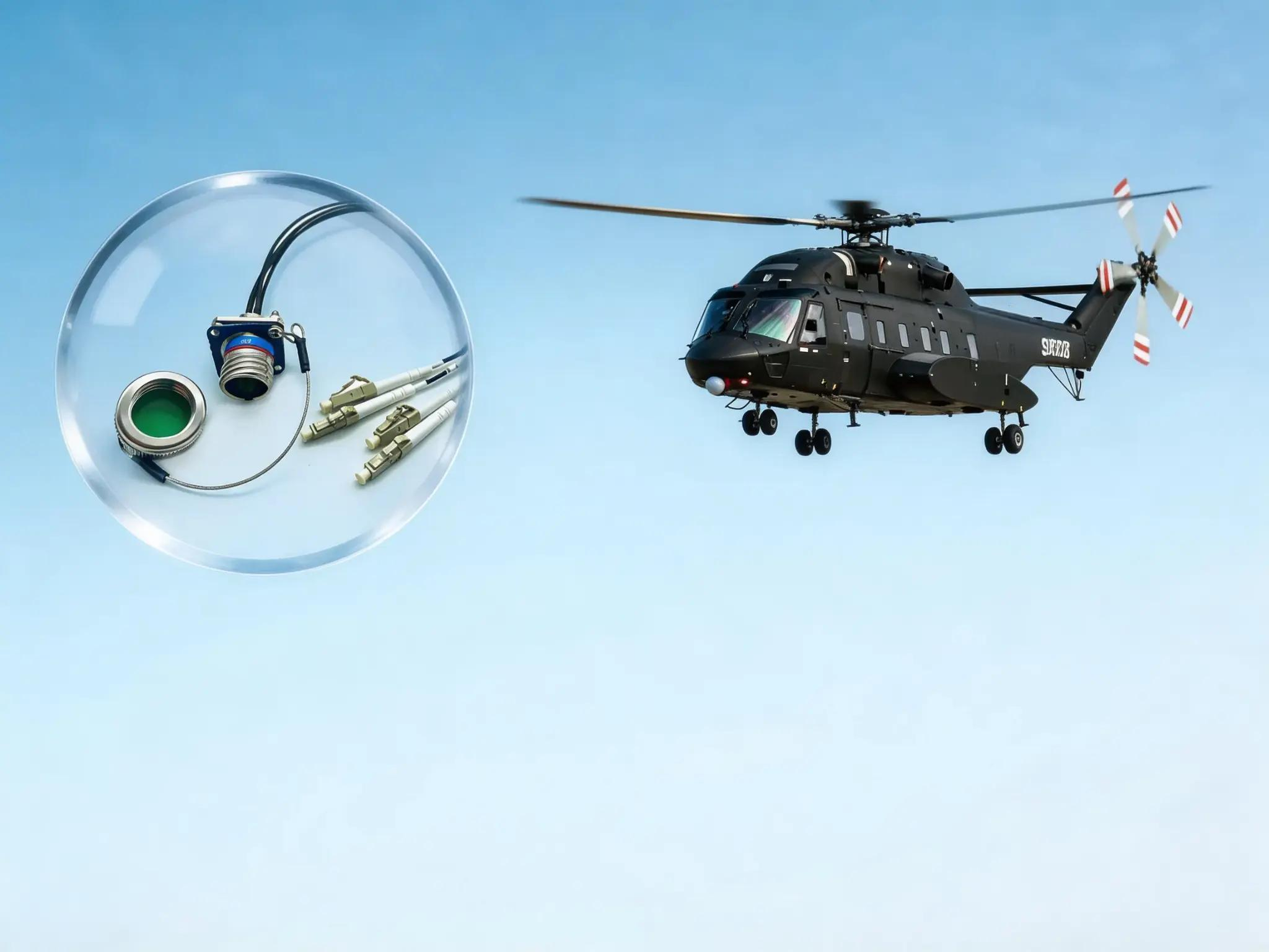 Ankeno J599E6 Series Expanded Beam Fiber Optic Connectors: High-Reliability Optical Interconnection for Airborne Systems